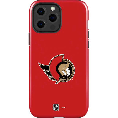 NHL Ottawa Senators Solid Background iPhone 15 Pro Max Impact Case